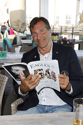 Lars Riedel bei der EAGLES Magazinpr&auml;sentation 2026 im Rabenwirt in Pullach (c) Agency People Image - Manuel Tilgner